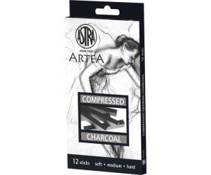 Opakowanie Zestaw węgli prasowanych 12 sztuk ASTRA