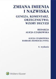 Okładka książki Zmiana imienia i nazwiska