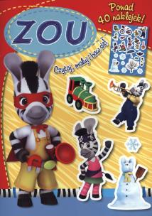 Okładka książki Zou. Czytaj, maluj i baw się! 40 naklejek cz.2