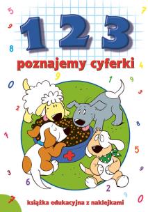 Okładka książki 1 2 3 - poznajemy cyferki