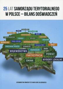 Okładka książki 25 lat samorządu terytorialnego w Polsce bilans doświadczeń