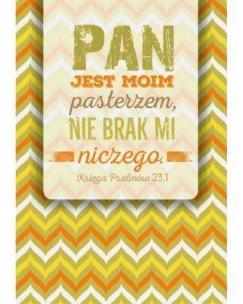 Opakowanie A Kartka składana - Pan Jest Pasterzem moim