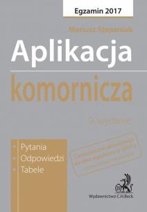 Okładka książki Aplikacja komornicza Pytania, odpowiedzi, tabele