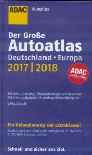 Okładka książki AutoAtlas ADAC. Deutschland, Europa 2017/2018