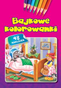 Okładka książki Bajkowe kolorowanki