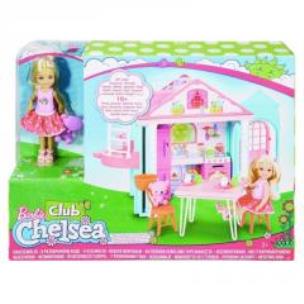 Opakowanie Barbie. Domek zabaw Chelsea z lalką