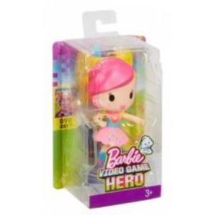 Opakowanie Barbie w Świecie Gier Minifigurki. Różowe włosy