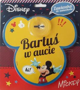 Opakowanie Bartuś w aucie, Zawieszka do auta