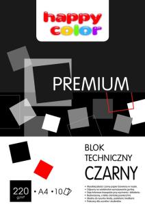 Blok techniczny czarny A4,220g,10ark. 3722 2030-09. Wydawca: GDD. Multiszop.pl Opakowanie Blok techniczny czarny A4,220g,10ark. 3722 2030-09