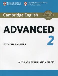 Opakowanie Cambridge English Advanced 2 Student's Book without answers