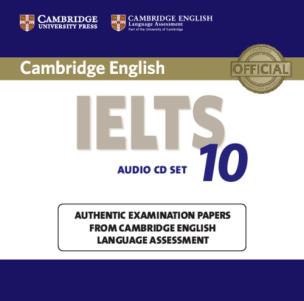 Opakowanie Cambridge IELTS 10 Audio CD set 2CD