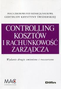 Okładka książki Controlling i rachunkowość zarządcza kosztów