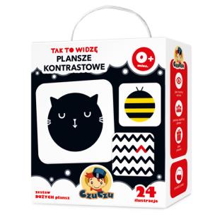 Okładka książki CzuCzu Tak  to widzę Plansze kontrastowe 0+