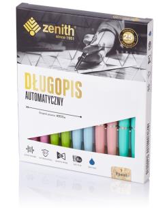 Opakowanie Długopis Zenith 7/10 mix pastelowy 04071010