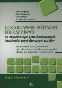 Okładka książki Dostosowanie wymagań edukacyjnych