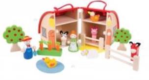 Opakowanie Drewniana farma z figurkami