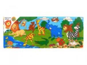 Opakowanie Drewniana układanka Zwierzęta