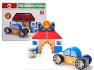 Opakowanie Drewno układanka policja Brimarex (1574169)