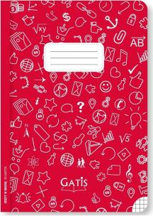 Opakowanie ECO RED Zeszyt A5 w kratkę 60 kartek