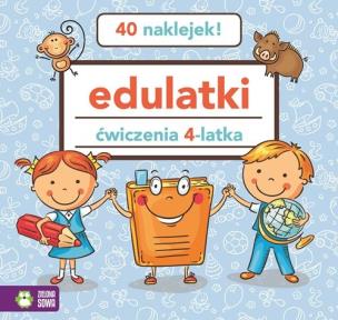 Okładka książki Edulatki Ćwiczenia 4-latka