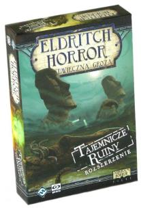 Eldritch Horror: Tajemnicze Ruiny GALAKTA. Wydawca: GALAKTA. Multiszop.pl Opakowanie Eldritch Horror: Tajemnicze Ruiny GALAKTA