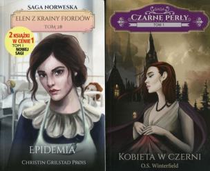 Opakowanie Elen z krainy fiordów Tom 28 Epidemia / Czarne perły Tom 1 Kobieta w czerni