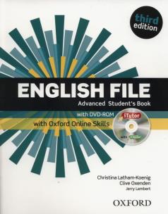 Okładka książki English File Advanced Student's Book +DVD + Oxford Online Skills