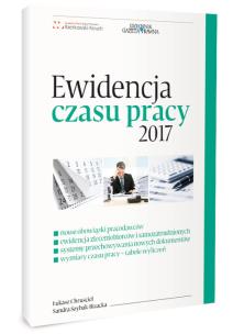 Okładka książki Ewidencja czasu pracy 2017