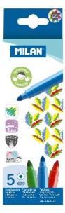 Opakowanie Flamastry Magic 5 kolorów MILAN