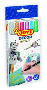 Opakowanie Flamastry Pernamentne 6 kolorów JOVI