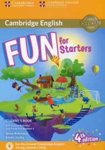 Fun for Starters Student's Book with Online Activities with Audio and Home Fun Booklet 2. Autor: Robinson Anne, Saxby Karen. Multiszop.pl Okładka książki Fun for Starters Student's Book with Online Activities with Audio and Home Fun Booklet 2