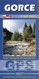Okładka książki Gorce mapa 1:50 000 WZKart