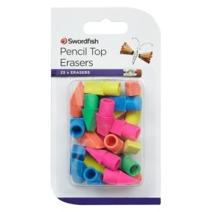 Opakowanie Gumka na ołówek 25 sztuk