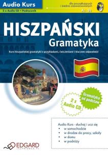 Okładka książki Hiszpański - gramatyka (książka + 2CD)