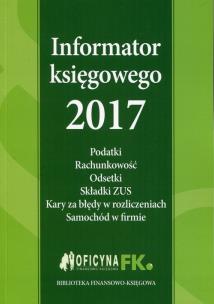 Okładka książki Informator księgowego 2017