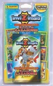 Opakowanie Invizimals Starcie Łowców. Blister z kartami 5+1