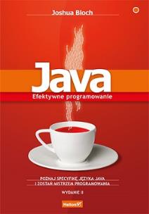 Okładka książki Java. Efektywne programowanie w.2017