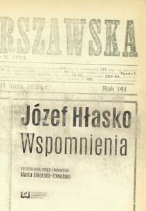 Okładka książki Józef Hłasko