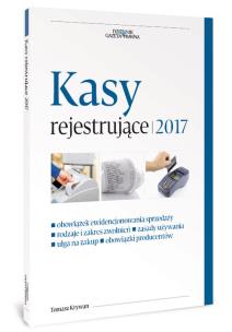 Okładka książki Kasy rejestrujące 2017