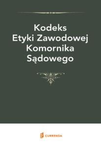 Opakowanie Kodeks Etyki Zawodowej Komornika