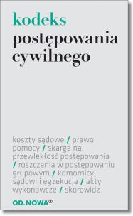 Okładka książki Kodeks postępowania cywilnego
