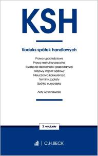 Okładka książki Kodeks spółek handlowych oraz ustawy towarzyszące
