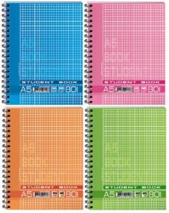 Opakowanie Kołonotatnik Kraft  kolor A5 80k #