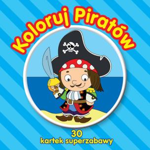 Okładka książki Koloruj piratów