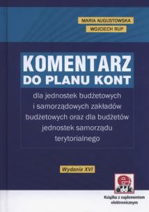 Okładka książki Komentarz do planu kont
