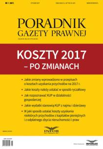 Opakowanie Koszty 2017 - po zmianach