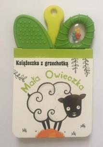 Okładka książki Książeczka z grzechotką i gryzaczkiem - Mała Owieczka