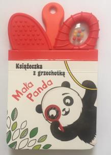Okładka książki Książeczka z grzechotką i gryzaczkiem - Mała Panda