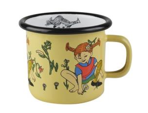 Opakowanie Kubek emaliowany 250ml żółty Zbierając kwiaty