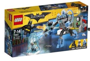 Okładka książki Lego BATMAN 70901 Lodowy atak Mr. Freeze'a